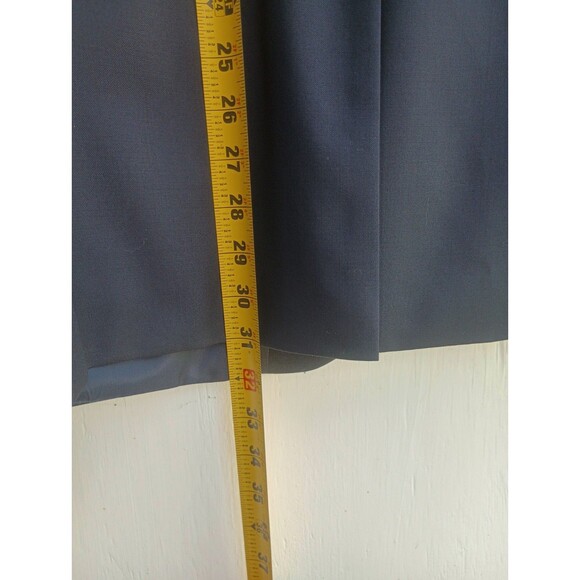 Vintage 90's Men's 42 Chaps Woolmark 100% Pure Wool Blazer Navy Blue Y2K Office - Picture 3 of 7